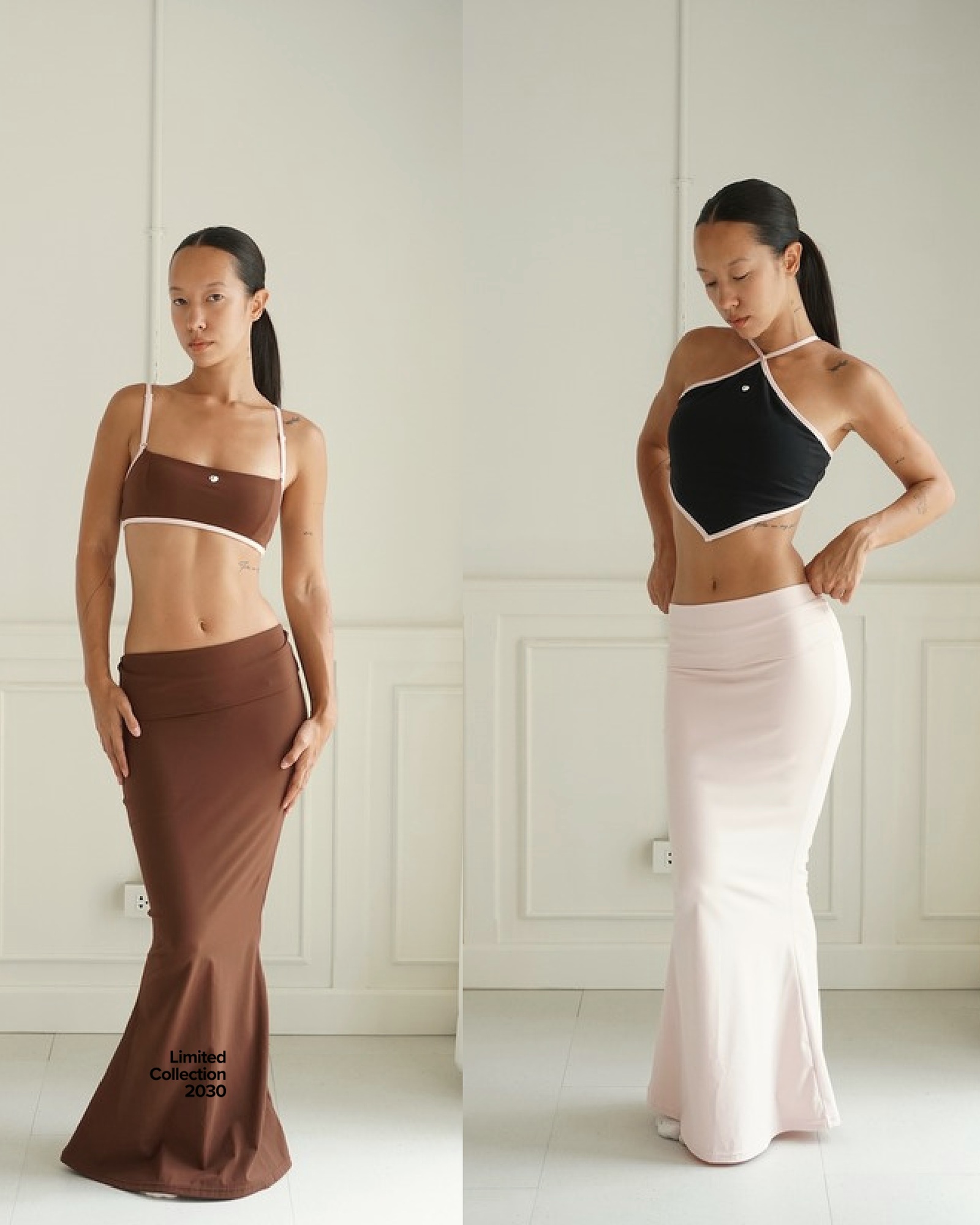 Peaches fabric and fit editorial